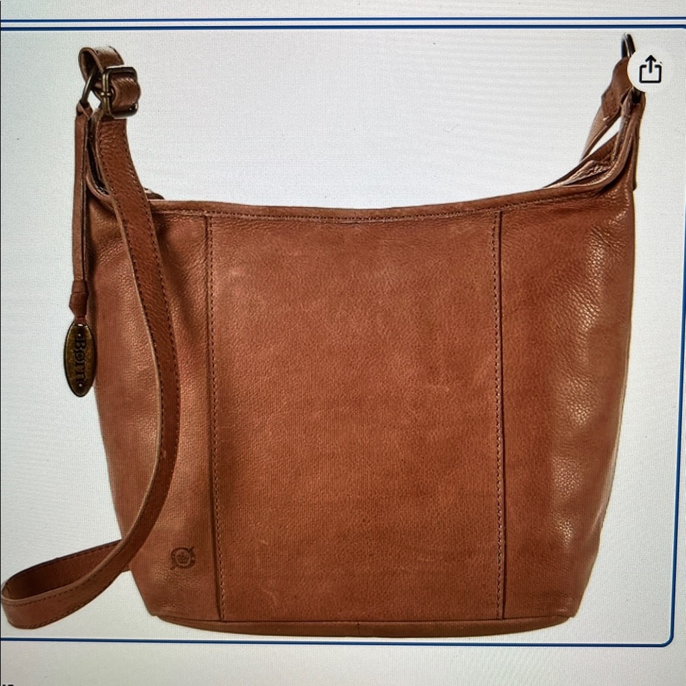 BORN Morley leather crossbody/hobo bag - Picture 16 of 16